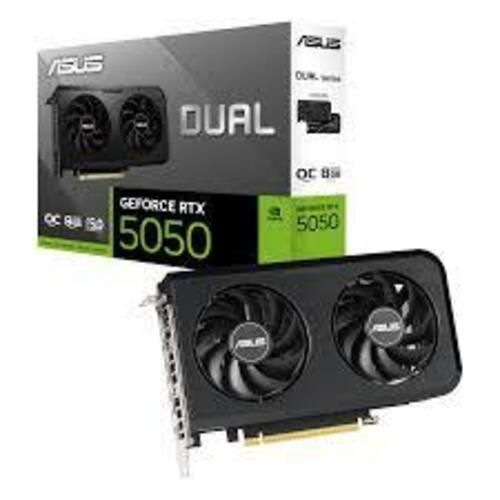 Tarjeta de Video Dual GeForce RTX 5050 8GB GDDR6 128-bit OC Edition – Alto Rendimiento Gaming