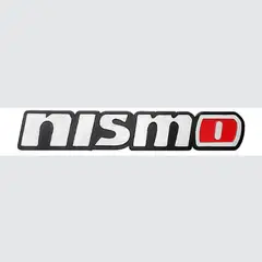 JET - EMBLEMA NISMO SILVER PREMIUM16x3CM ALUMINIO