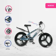 GENERICO - Bicicleta Aro 20 con Estructura de Titanio «MAGNUM» Blue