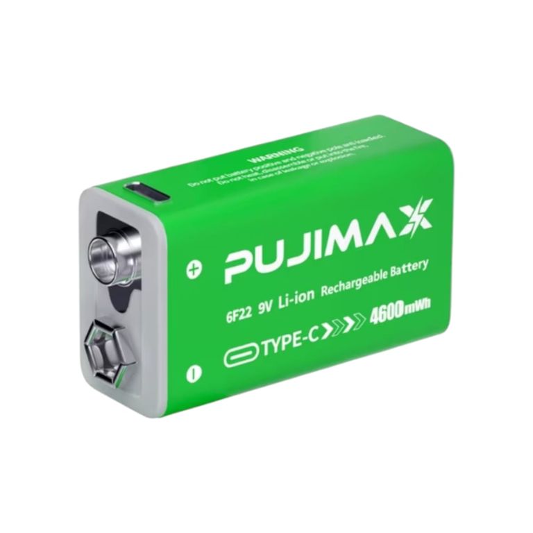 Batería Recargable 9v Li-ion 4600mwh Usb Tipo C