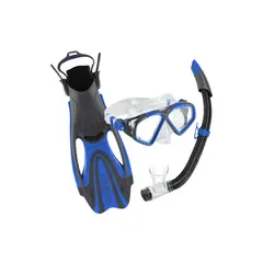 AQUA LUNG SPORT - Aqualung Set Hawkeye Azul - Gris Talla S 36 - 40
