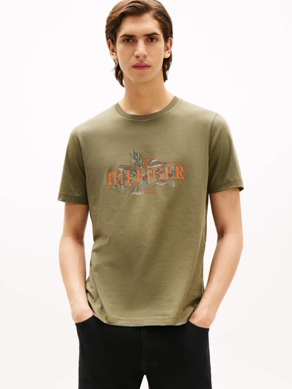CAMISETA TROPICAL FLORAL HILFIGER TEE