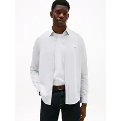 TOMMY HILFIGER - CAMISA PERF HERRINGBONE RF SHIRT TH
