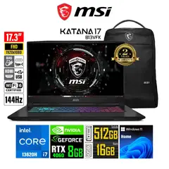 MSI - Laptop Gamer KATANA 17 17.3" Intel® Core i7-13620H 16GB DDR5 512GB SSD RTX 4060 B13VFK-1293PE