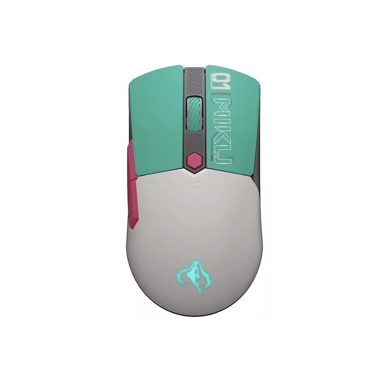 Mouse Tuf Gaming Mini Wireless Hatsune Miku Edition Inalámbrico USB optico