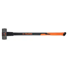 Truper - Comba octagonal 8 lb, mango fibra de vidrio 36 pulgadas