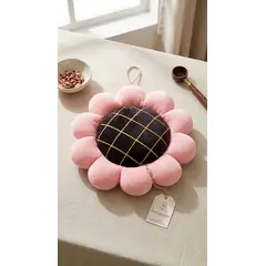 GENERICO - COJIN EN FORMA DE FLOR COLOR ROSA