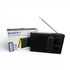 GENERICO - Radio Portátil Bossney Solar Bluetooth FMAMSW con Linterna