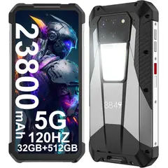 ULEFONE - Unihertz Tank 3 5G celular 32GB+512GB 23800mAh 200MP Smartphone