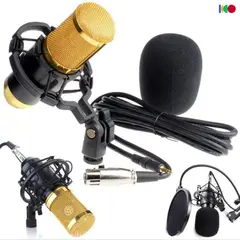 OEM - Kit Micrófono Condensador Profesional para Podcast y Streaming