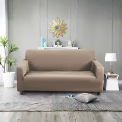 SALA FABULOSA - Funda de mueble 3-2-1 lycra solid color - ARENA