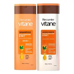 VITANE - Shampoo Y Acondicionador Restauración 6 En 1