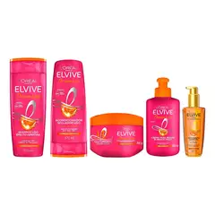 ELVIVE - Pack Dream Liso Shampoo + Aco + Ctt + Cpp + Óleo