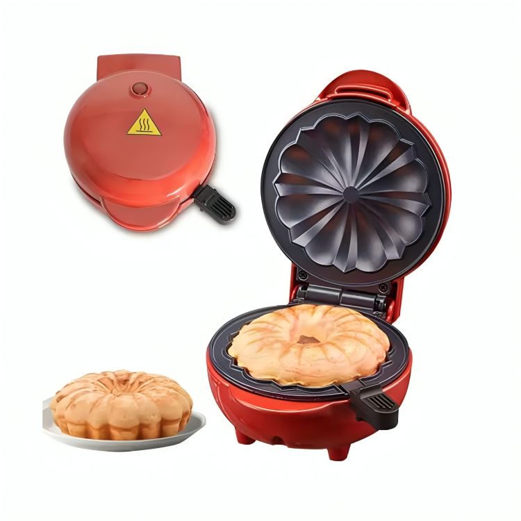 Mini Máquina Eléctrica para Hacer Pasteles Kekes Tortas Antiadherente de 350 W