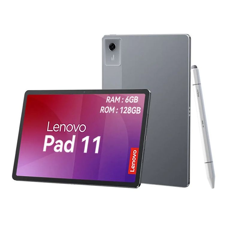 Tablet pad 11 2025 6+128GB WIFI 2.5K-Gris+Lápiz táctil