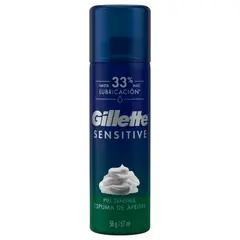 GILLETTE - Espuma de Afeitar para Piel Sensible Sensitive 56G