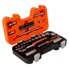 BAHCO - Set de Dados Hexagonal y Accesorios 1/4" y 3/8" 34 piezas S330AF