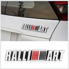 JET - EMBLEMA RALLI ART ALUMINIO SILVER CADHESIVO 16X3,2CM