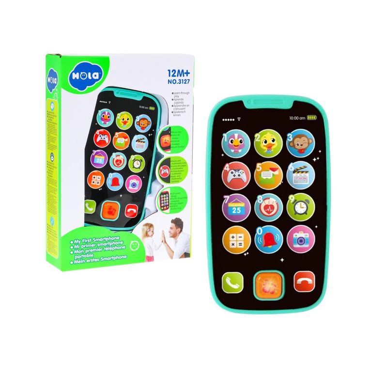 Mi Primer Smartphone de Juguete HOLA - 15 Botones Interactivos
