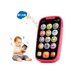 OEM - Celular de Juguete Mi Primer Smartphone HOLA - 15 Botones Interactivos