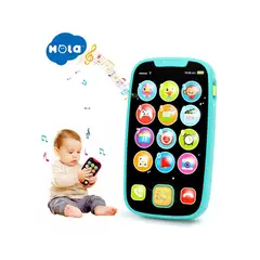 OEM - Celular de Juguete Mi Primer Smartphone HOLA - 15 Botones Interactivos