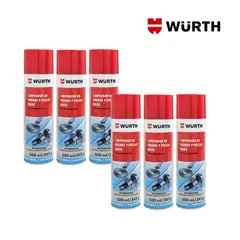 WURTH - Limpiador de Frenos 500 ml x 6 unidades