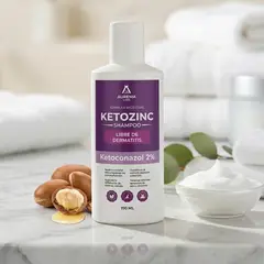 GENERICO - Shampoo Dermatologico Control de Dermatitis Ketoconazol 2% 150ML - Ketozinc