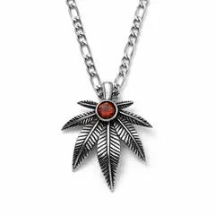 GENERAL - Collar Urban Leaf Garnet Edition