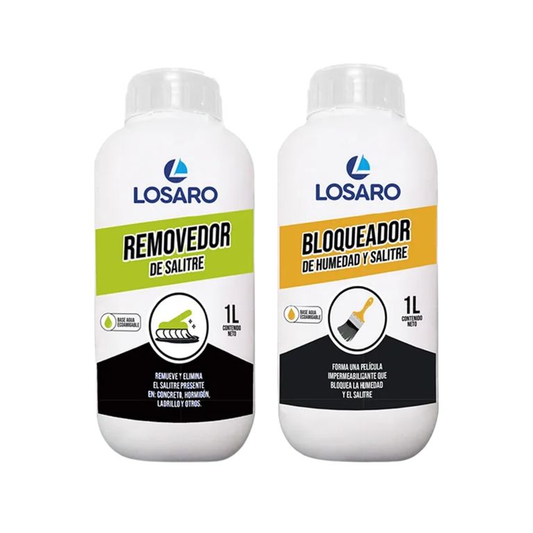 Bloqueador y Removedor de Salitre y Humedad kit antisalitre