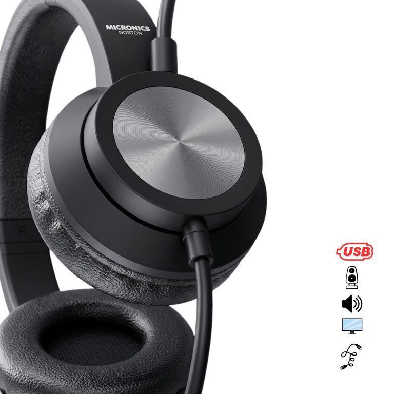 AUDIFONO USB CON MICROFONO NORTON MIC H802U