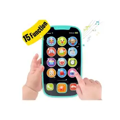 OEM - Celular de Juguete Mi Primer Smartphone HOLA - 15 Botones Interactivos