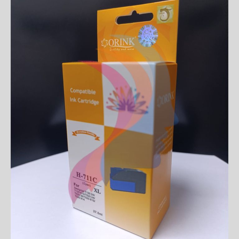 Cartucho de tinta Compatible CH 711 XL Azul Cyan 27.5 ml