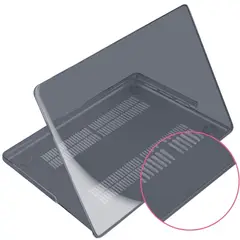GENERICO - Case Protector Macbook Air 13.3 / Negro Transparente
