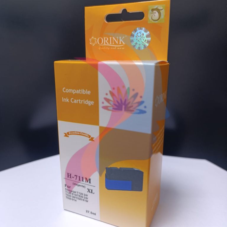 Cartucho de tinta Compatible CH 711 XL Rojo Magenta 27.5 ml