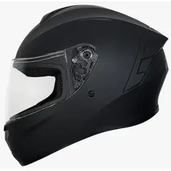 CES - CASCO ABIERTO KRATOZ K10 NEGRO MATE VISOR TRANSPARENTE