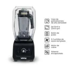 VENTUS - Licuadora Semi-Industrial VL1380-C-V2.5 Encapsulada 2.5L