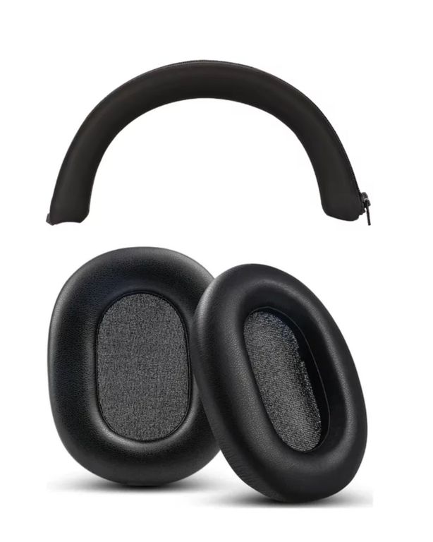Almohadillas y Funda Silicona de Diadema Para Audífonos Sony WH-1000XM5 Negro