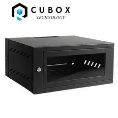 OEM - Rack Mural Compacto Mini 4RU 26CM para Equipos de Red
