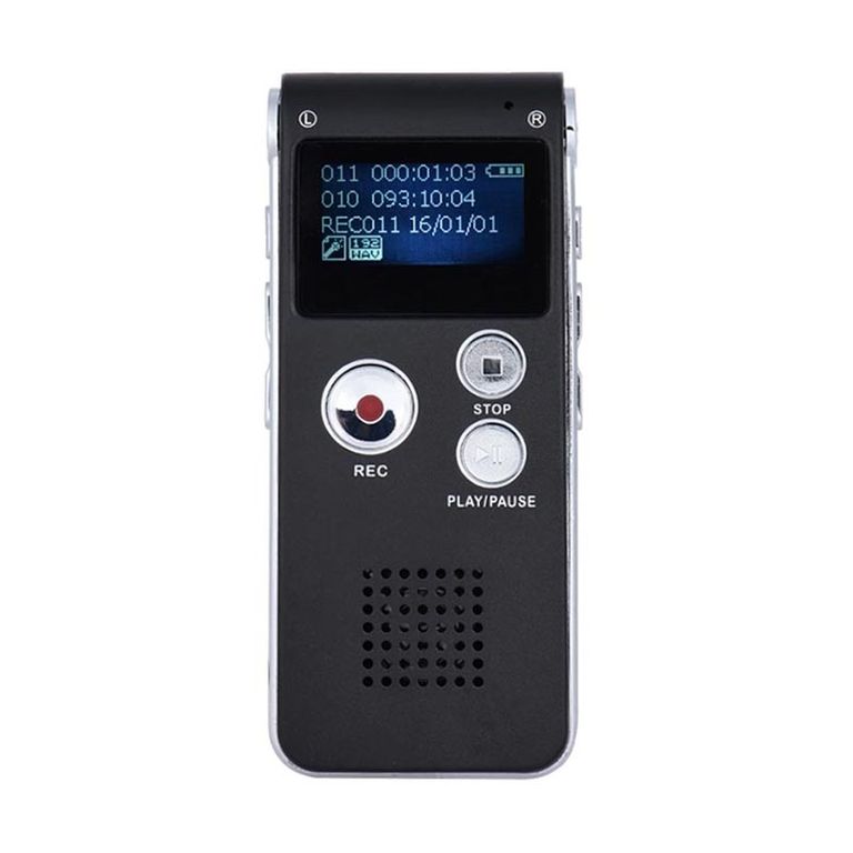 Grabadora de Voz Digital Portátil 8GB Periodista SK-012