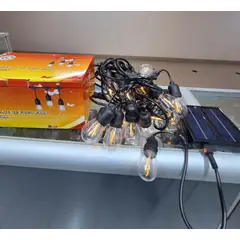 GENERICO - Guirnalda de Luces LED Solar para Exterior