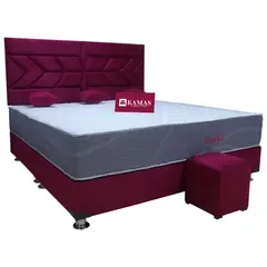 KAMAS - DORMITORIO KING SARKI + CABECERA AEREA STARIS - VINO