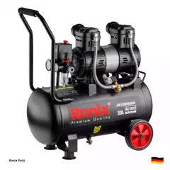 RONIX - Compresora De Aire Sin Aceite 2.2HP 50L Silencioso RC-5012