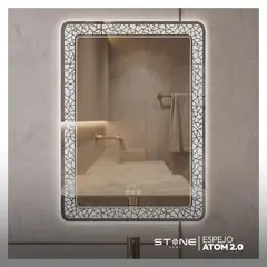 STONE - ESPEJO LED TACTIL ATOM 2.0 CON SENSOR