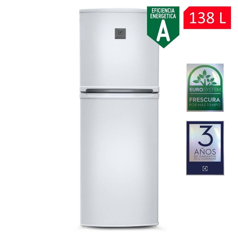 Refrigeradora 138 Lts. Top Freezer Blanco - ERT18G2HNW