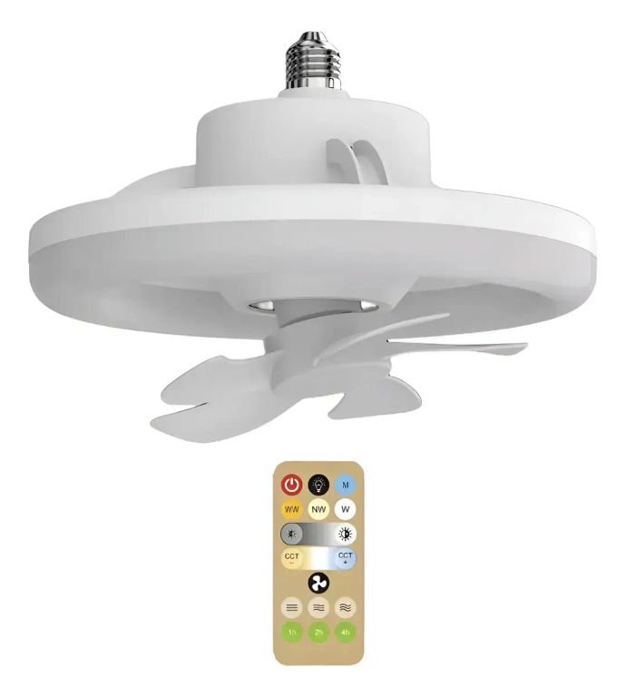 Ventilador Multifuncional con Luz LED 48W OP-LF48W-CCT