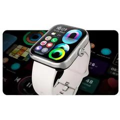 HAYLOU - Smartwatch Watch 4 Silver Resistente al Agua IP68 Responde y Recibe Llamadas