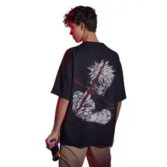 GENERICO - Polo oversize streetwear de Jujutsu Kaisen - ECLIPSE