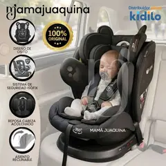 BABY - Silla de Auto para bebés Kidilo «COCO» Giratoria 360° Black