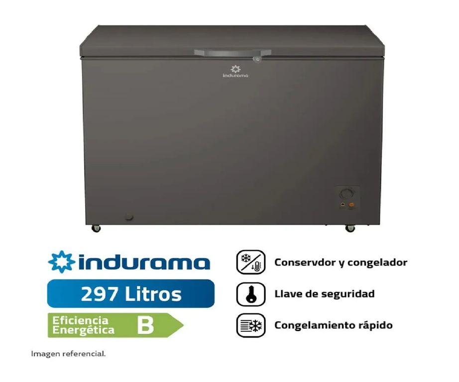 Congeladora CI-320DG 297L Defrost Plomo