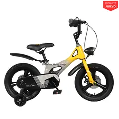BABY - Bicicleta Aro 16 para niños -ANTULE PRO- Amarillo